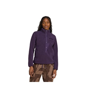 adidas W Terrex Xpl Pile Snap Kadın Outdoor Polar Sweatshirts JN0930 Mor