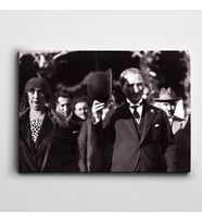 Atatürk Bursa Gezisi Kanvas Tablo