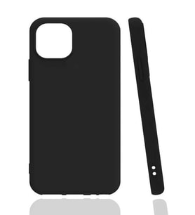 Apple iPhone 14 Pro Max Kılıf Lüx Kamera Koruma Çıkıntılı Soft Silikon (Siyah)