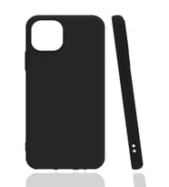 Apple iPhone 14 Pro Max Kılıf Lüx Kamera Koruma Çıkıntılı Soft Silikon (Siyah)