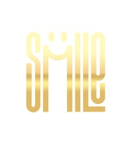 Smile Sticker  17x17 Cm Gold