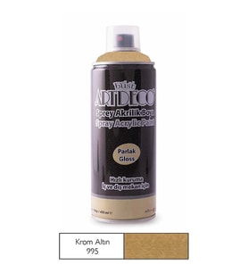 ARTDECO AKRİLİK SPREY BOYA 400 ML KROM ALTIN