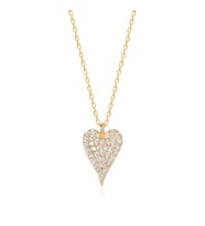 EMILIANO JEWELLERY SİLVER 925 AYAR ZİRKON TAŞLI KALP KOLYE