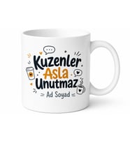 Kuzenler Asla Unutmaz Sırdaşlık Temalı Esprili Kahve Kupası Hediye