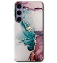 Galaxy S24 Plus Kılıf HD Desen Baskılı Kılıf - Liquid Mermer