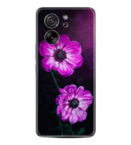 Xiaomi 13T - Xiaomi 13T Pro Kılıf Desenli Silikon Platinium Series Çiçekler 1869