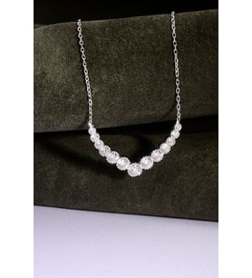 925 Ayar Gümüş Taşlı Kolye