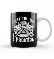 Just The Tip I Promise Tattoo Artist Pun Inked Kupa Bardak Porselen