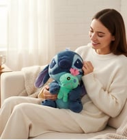 Stitch Yeşil Figürlü Peluş Oyuncak – Sevimli Sarılmalık Peluş