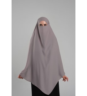 Vizon Pratik Hazır Geçmeli Tesettür Eşarp Krep Bağcıklı Çift Katlı Sufle Hijab 2314_10