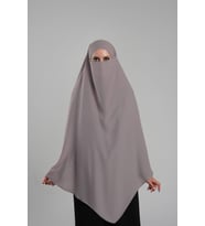 Vizon Pratik Hazır Geçmeli Tesettür Eşarp Krep Bağcıklı Çift Katlı Sufle Hijab 2314_10