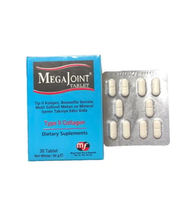 Mega farma Mega Joint Tip II Kolajen 30 Tablet