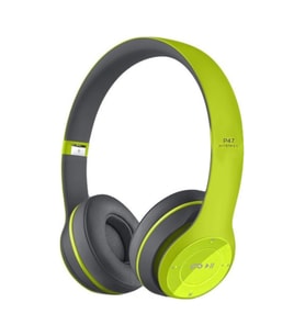 P47 Wireless SD Kart Destekli Bluetooth 5.0 Kulak Üstü Kulaklık Yeşil