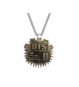 Bts Grubu Örme Zincir Gümüş Kolye