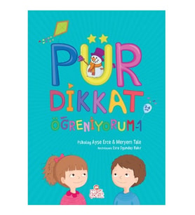 Locrk Çocuk - Pür Dikkat Öğreniyorum Kitabı 3-4 Yaş