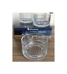 4'lü Düz Elysia Kase 235 cc Set, Kutulu, Şık ve Pratik Kullanım