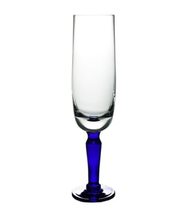 Paşabahçe El İmalatı Kristal Lacivert Ayaklı Şampanya Kadehi 1 Adet 20222