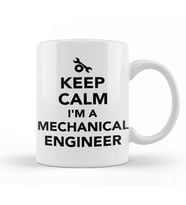 I Am A Mechanical Engineer 010 Kupa Bardak Porselen