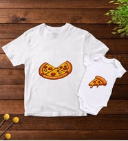 BK Kids Baba&Oğul Kombin Tshirt-Zıbın Hediye Seti -4
