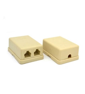 RJ-11 - 2 ÇIKIŞLI TELEFON HAT ÇOĞALTICI APARAT 2 Lİ - TELEFON HAT ÇOĞALTICI 2 ÇIKIŞLI