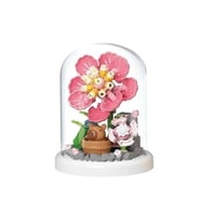 VAGONLIFE PANLOS P2593 CAPYBARA FLOWER SET 206 PARÇA BLOCK OYUNCAK 6+