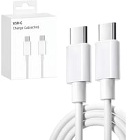 Kyrotech USB C Kablosu Esnek USB C - USB C Şarj Kablosu PD 3.0 iPhone 15 Pro Max Galaxy S23 S22 S21 A54 Pixel 7 iPad Pro 12.9 iPad Mini 6/Air 5 vb. ile uyumludur.