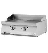 Öztiryakiler Gazlı Grill Plate, Yarı Oluklu, 80x70x30 Cm, Ogg 8070 1/2 N