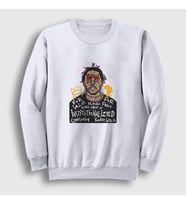 Presmono Unisex Beyaz Kendrick Lamar Sweatshirt 350551tt