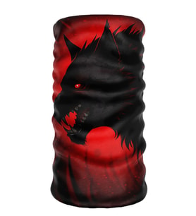 Bebo Store Extreme Outdoor Spor , Motorcu ve Bisiklet Kullananlara Özel Desenli Buff Boyunluk Bandana Balaklava (kurt-194)