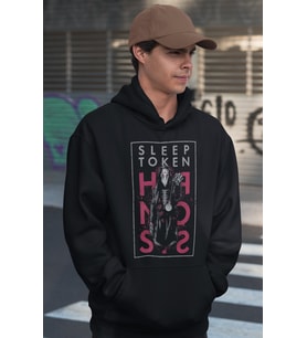 Sleep Token Rock Metal Baskılı Unisex Oversize Müzik Grubu Hoodie