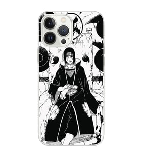 Iphone 12 PRO Uyumlu Itachi Uchiha Tasarımlı Şeffaf Telefon Kılıfı