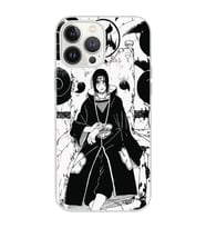 Iphone 12 PRO Uyumlu Itachi Uchiha Tasarımlı Şeffaf Telefon Kılıfı