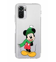 Xiaomi Poco M5s  Kamera Korumalı Kapak Mickey Mouse Tasarımlı Şeffaf  Kılıf