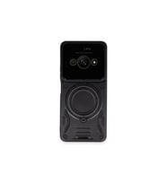 Xiaomi Poco C61 Kılıf Joy Lens Standlı Kapak - Siyah