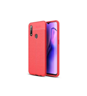 Oppo A31 Uyumlu Kılıf Zore Niss Silikon Kapak (Kırmızı)