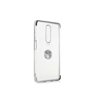 Xiaomi Redmi K30 / Xiaomi Poco X2 Kılıf Kenarları Renkli Yüzüklü Manyetik Silikon (Gri)