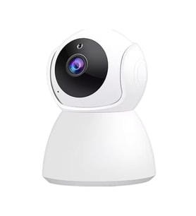 360° Full HD Akıllı Kamera Hareket Algılama Özellikli 1080 Lp Güvenlik Kamerası (Beyaz)