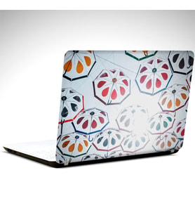 Şemsiyeler ve Güneş Laptop Sticker 15.4 inch (37X26CM)