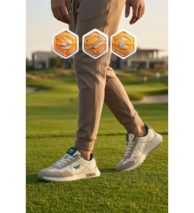 Walkway Beyaz Hafızalı Taban Hafif Esnek Unisex Spor Ayakkabı Muveon M
