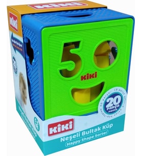 Kiki Neşeli Bul-Tak Küp, Çocuk Gelişiminde Etkili, 6744 (Karışık)
