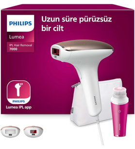 Lumea IPL Tüy Alma Cihazı, Çantalı, Yüz Temizleme Cihazı Hediyeli, Yüz/Vücut/Hassas Bölge Kullanımı, Cilt Tonu Sensörü ile Güvenli Epilasyon BRI924/00