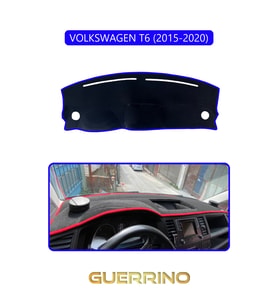 VOLKSWAGEN T6 (2015-2020)TORPİDO KORUMA HALISI MAVİ KENAR