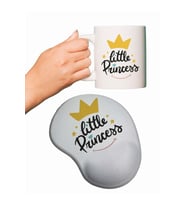 Little Princess Baskılı Mouse Pad + Kupa Bardak Mug