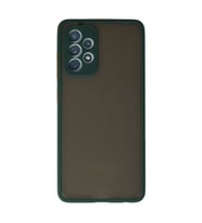 Samsung Galaxy A72 Kılıf Montreal Silikon Kapak - Koyu Yeşil