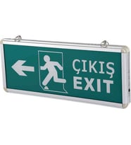 CATA CT-9170 SAĞ+SOL KOŞ EXİT ÇIKIŞ LEVHASI ŞARJLI LEDLİ