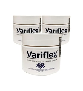 Süper Varicose Vein Defense Cream 150 ml x 3 Bacaklar için Bakım Kremi
