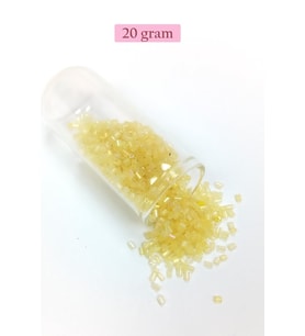 Kesme Cam Boncuk 2mm - 20 Gram - Şeffaf Sarı -BNC303