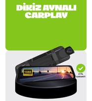 Ultra Geniş Açılı Araç Kamerası Dokunmatik Ayna Kayıtlı