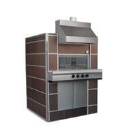 Empero PLF.D5 Gazlı Pide Lahmacun Fırını Emniyet Ventilli 1600x1800x1720 mm
