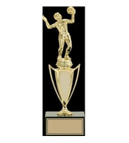 ODAK KUPA - Figürlü Kupalar - Voleybol Kadın Figürlü Kupalar FG-039 C - 31 cm